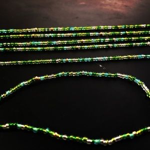 Waist beads, anklets and bracelets